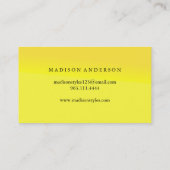 Moderne Simple élégante typographie Carte de fidél (Dos)