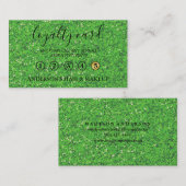 Moderne Simple élégante typographie Carte de fidél (Devant / Derrière)