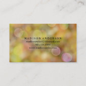 Moderne Simple élégante typographie Carte de fidél (Dos)