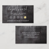 Moderne Simple élégante typographie Carte de fidél (Devant / Derrière)