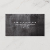 Moderne Simple élégante typographie Carte de fidél (Dos)