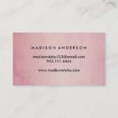 Moderne Simple élégante typographie Carte de fidél (Dos)