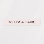 Moderne simple Enfants étanche Nom Étiquettes (Design 1)