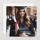 Moderne simple espagnol Carte de remerciements pla (Devant / Derrière)