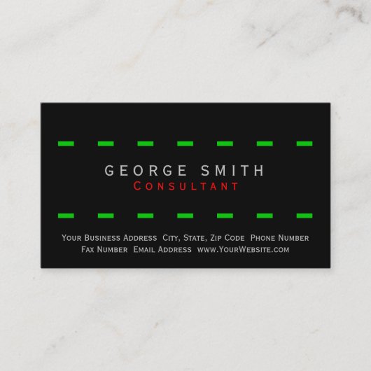 Moderne Simple et élégant Carte de visite consulta (Devant)