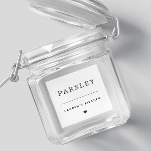 Moderne simple étanche Cuisine étanche Étiquette d