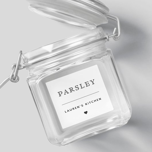 Moderne simple étanche Cuisine étanche Étiquette d