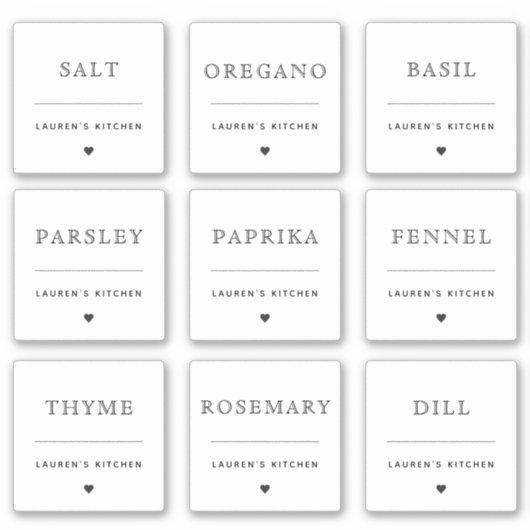 Moderne simple étanche Cuisine étanche Étiquette d (Devant)