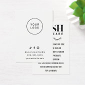 Moderne Simple Eyelash Extensions Lash Aftercare B (Bureau)