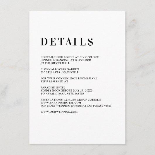 Moderne, simple, frisch - Carte de boîtier Hochzei (Devant)