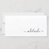 Moderne Simple Hair Stylist Script Cadeaucertifica (Voorkant)