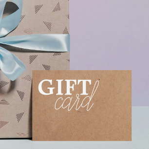 Moderne Simple Imprimé Kraft Beauté