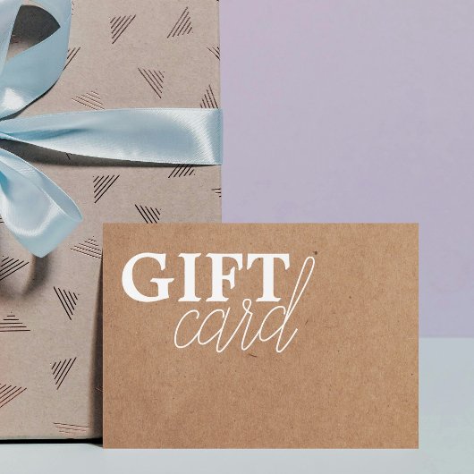 Moderne Simple Imprimé Kraft Beauté