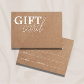 Moderne Simple Imprimé Kraft Beauté