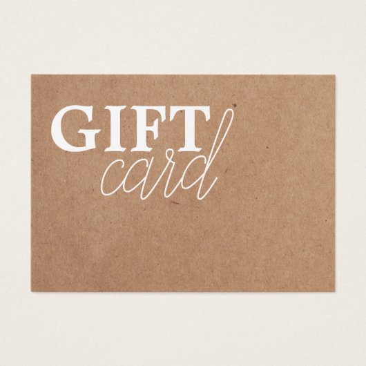 Moderne Simple Imprimé Kraft Beauté (Devant)