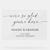 Moderne Simple Mariage Élégante Calligraphie Bienv (Recto)