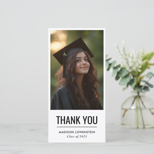 Moderne simple Merci diplômé (Debout devant)