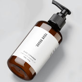 Moderne Simple Minimal 4 OZ Étiquette de bouteille