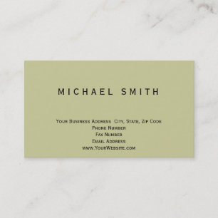 Moderne Simple Minimal Carte de visite couleur bei
