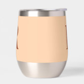 Moderne Simple Monogramme Beige (Gauche)