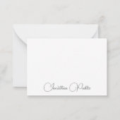 Moderne Simple Names Sjabloon Typografie Script (Achterkant)