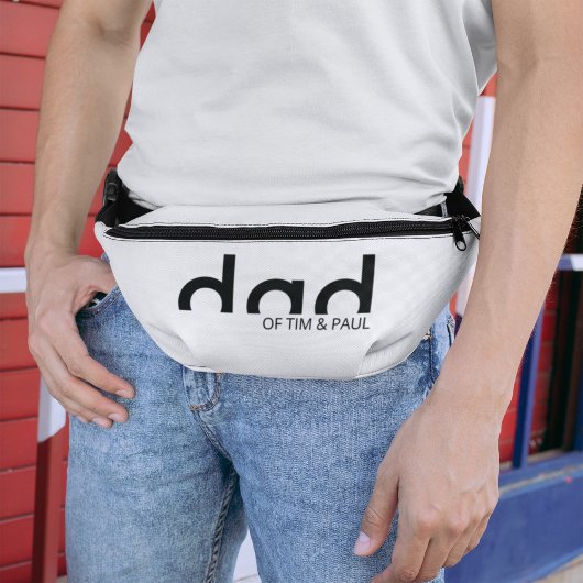 Moderne Simple père noir et blanc