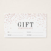 Moderne simple rose or parties scintillant (Devant)