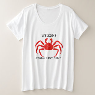 Moderne Simple rouge crabe de mer frais