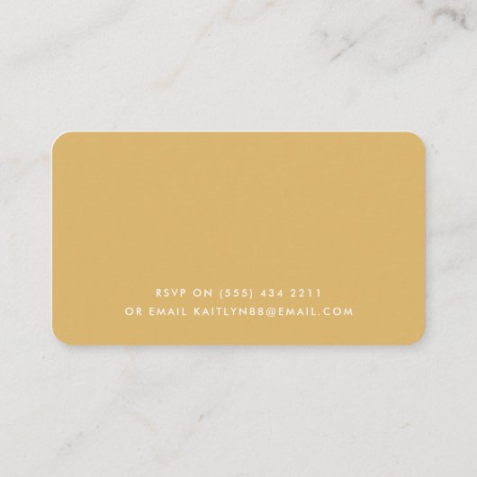 Moderne Simple Script Bachelorette Party Ticket Informatiekaartje (Achterkant)