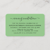 Moderne Simple Script Evening Event Ticket nodigt  (Voorkant)