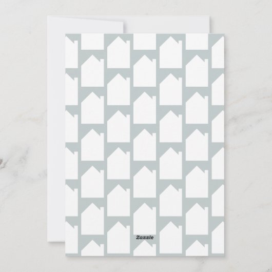 Moderne simple typographie nouvelle maison vacance (Dos)