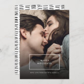 Moderne Simplistische Foto Kerst Kaart (Voorkant / Achterkant)