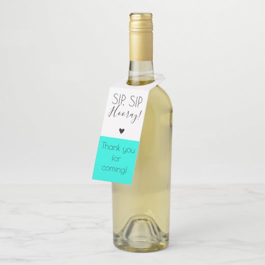 Moderne Sip Sip Hourra Ouvrez les étiquettes Éléga (Incliné)