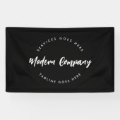 Moderne Sjabloon aangepaste bewerkbaar Spandoek (Horizontaal)