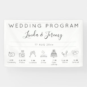 Moderne Sjabloon Banner in de orde van de gebeurte