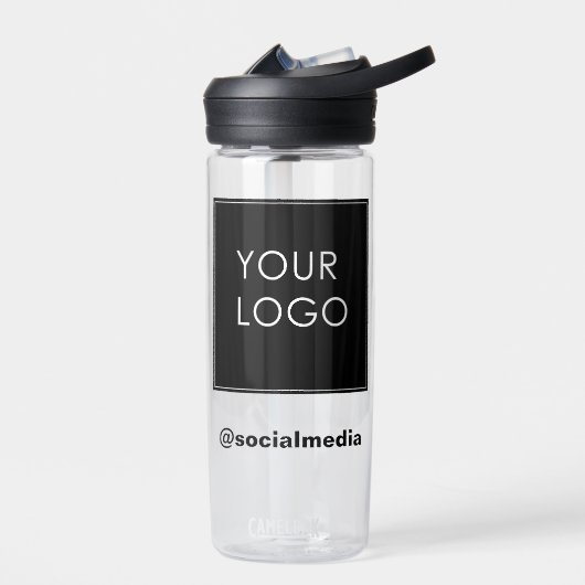 Moderne Sjabloon Business Company Logo Waterfles (Links)