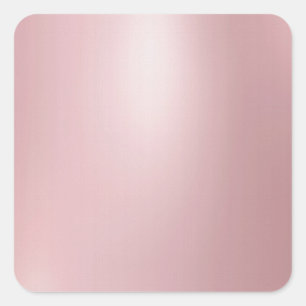 Moderne sjabloon trendy elegante roze gouden blanc vierkante sticker