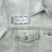 Moderne Sjabloon van de Tekst van het Manuscript v Naamplaatje (In situ)