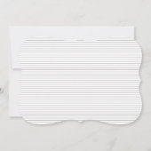 Moderne Sjabloon van de Uitnodiging van het Band (Achterkant)