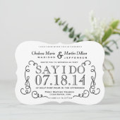 Moderne Sjabloon van de Uitnodiging van het Band (Staand voorkant)