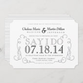 Moderne  Sjabloon van de Uitnodiging van het Band  (Voorkant / Achterkant)