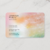 Moderne Sjabloon van elegant, Classy Trendy Visitekaartje (Achterkant)