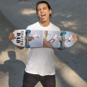 Moderne Skater Pap Foto Collage Skateboard