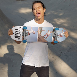 Moderne Skater Pap Foto Collage Skateboard