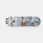 Moderne Skater Pap Foto Collage Skateboard (Horizontaal)