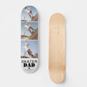 Moderne Skater Pap Foto Collage Skateboard (Voorkant)