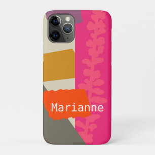 Moderne, slanke, artistieke kleurenblokken in de v iPhone 11 pro hoesje