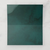 moderne smaragdgroen en bladeren (Binnenkant ongevouwen)