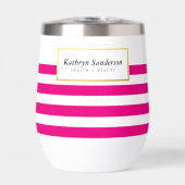 MODERNE SMART STRIPED MOTIF élégant or rose (Avant)