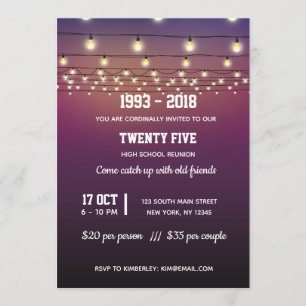 Moderne snaarlichten kaart